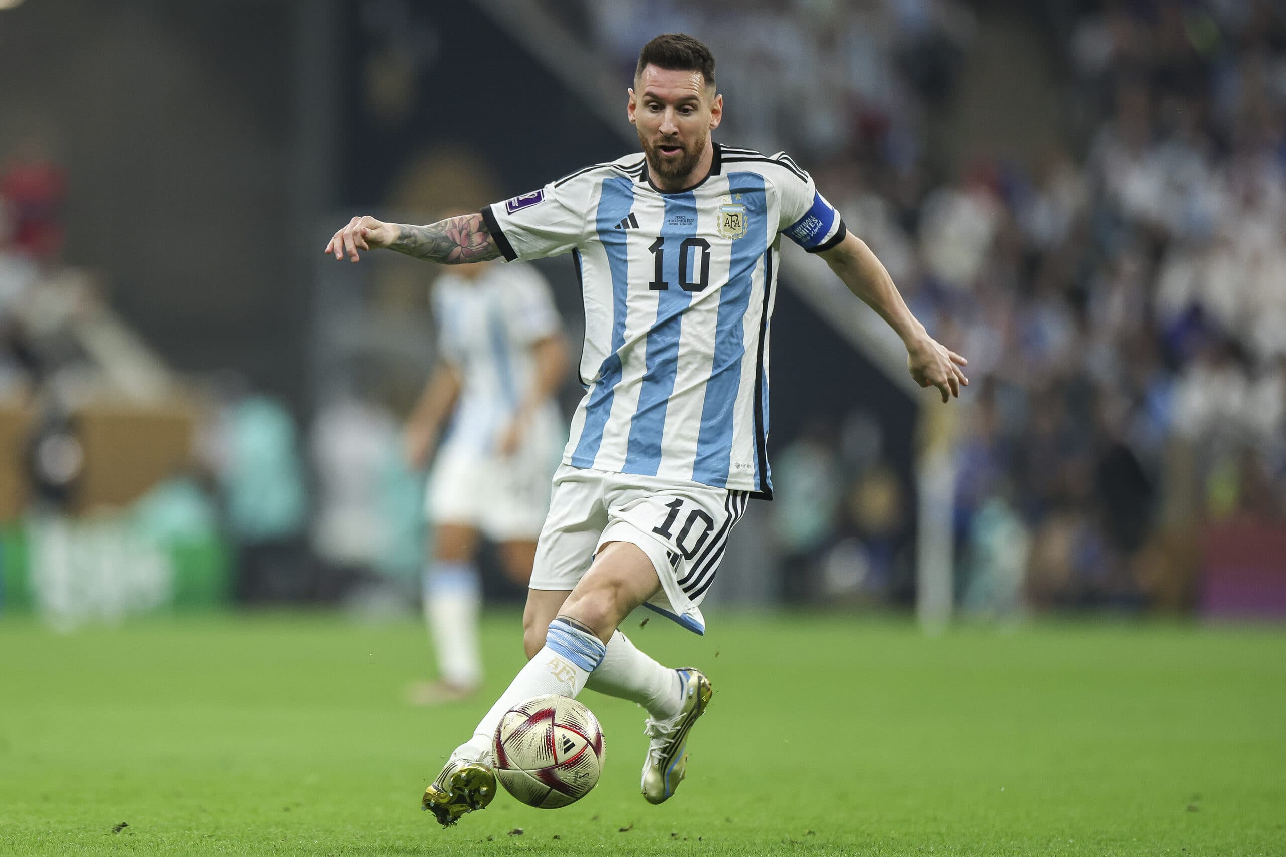 Lionel Messi on the ball